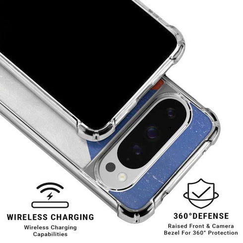 Czech Republic Flag Distressed Google Pixel 10 Pro XL Clear Case